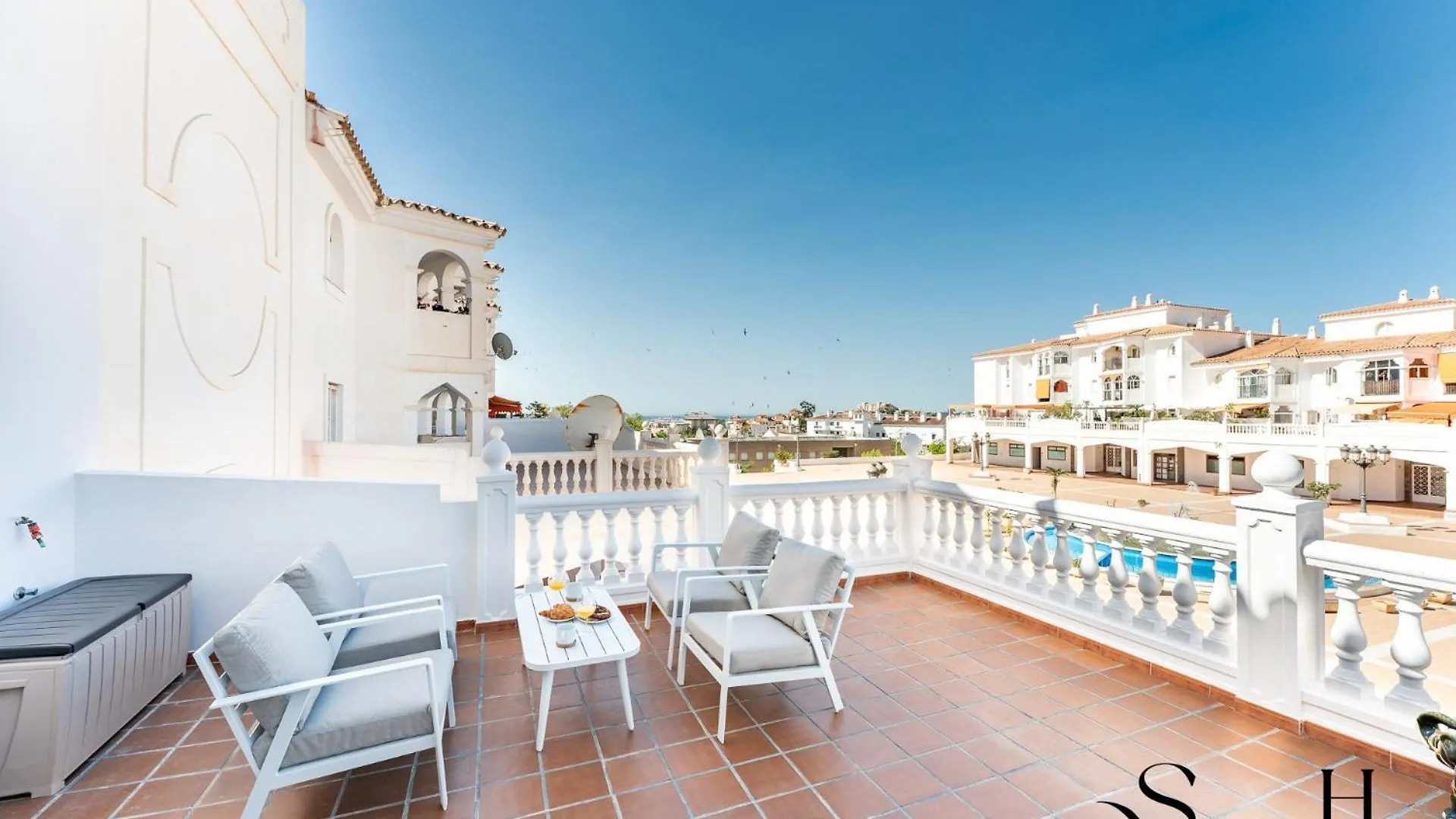 Ferienwohnung Fancy 2Br Retreat Pool Parking, Wonderful Views Benalmádena Apartment